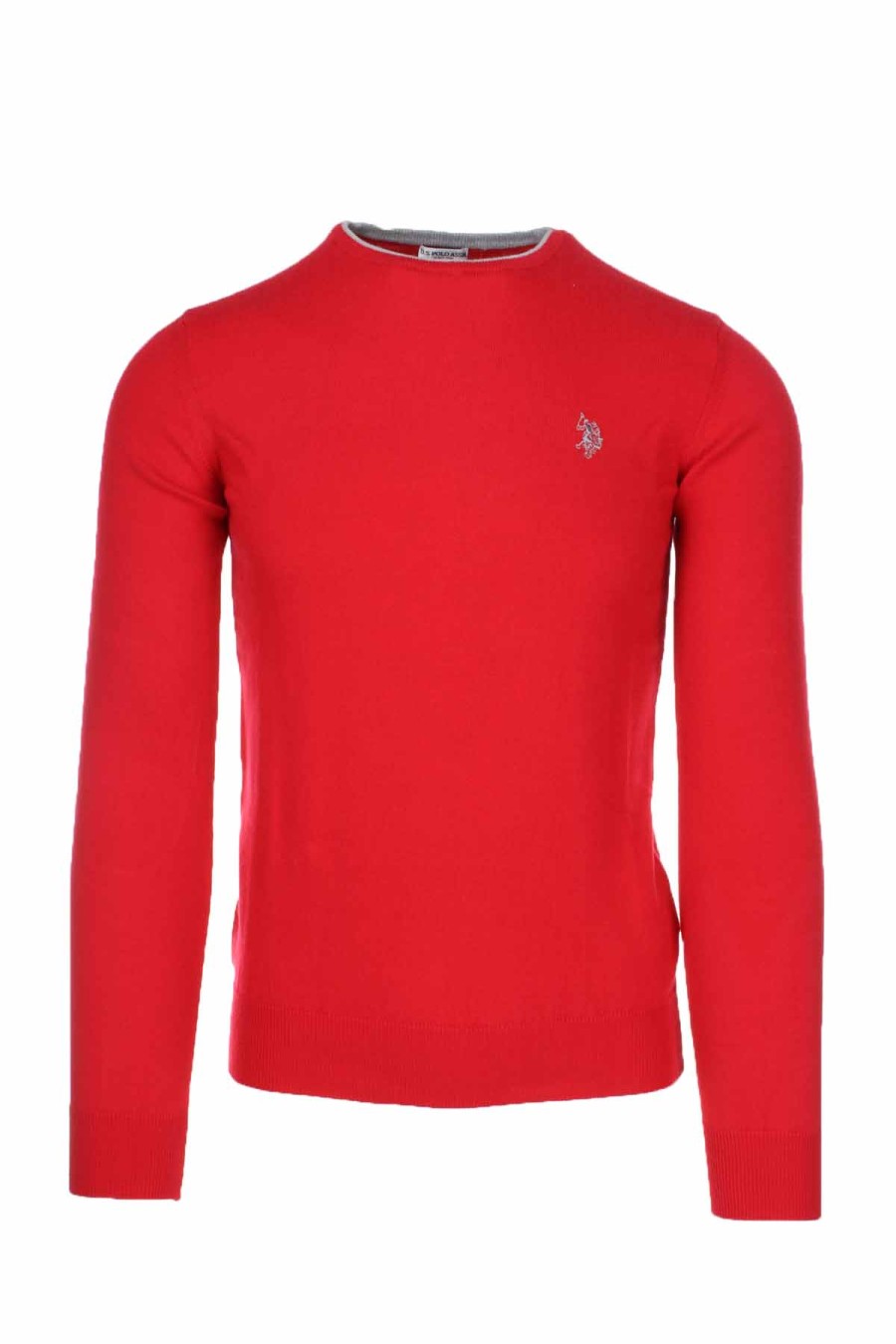 Abbigliamento US Polo Assn | Maglia Pullover Filo Di Cotone Con Toppe - Us Polo Assn - Prestigemodauomo