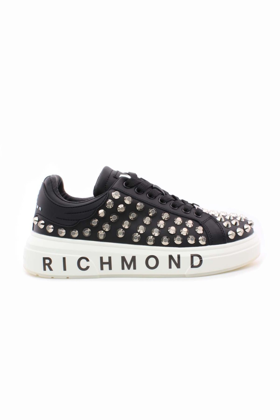 Calzature JOHN RICHMOND | Sneakers Con Borchie E Suola Firmata - John Richmond - Prestigemodauomo