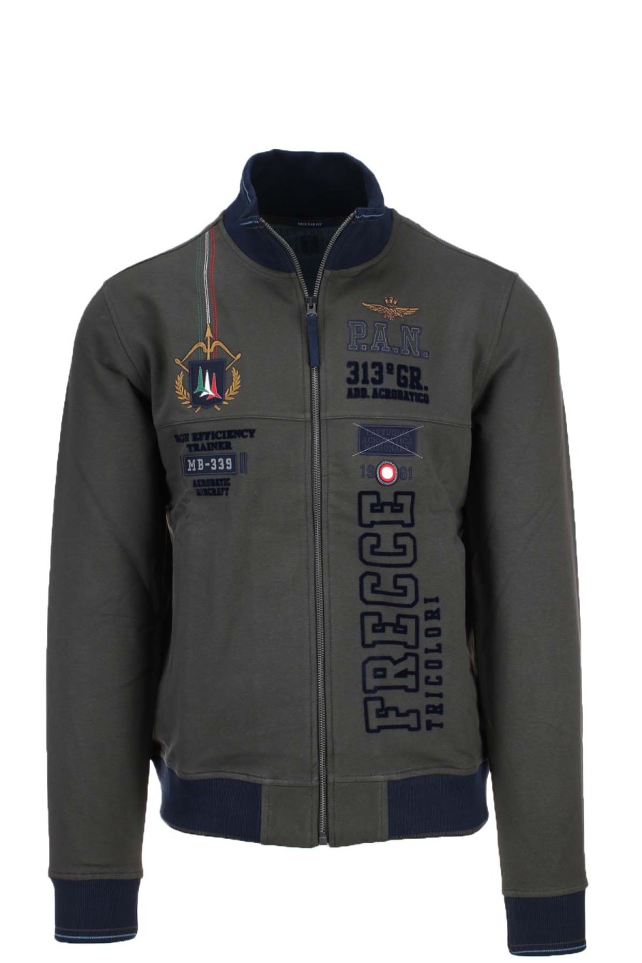 Abbigliamento Aeronautica Militare | Felpa Cardigan Zip Frecce Tricolori - Aeronautica Militare - Prestigemodauomo