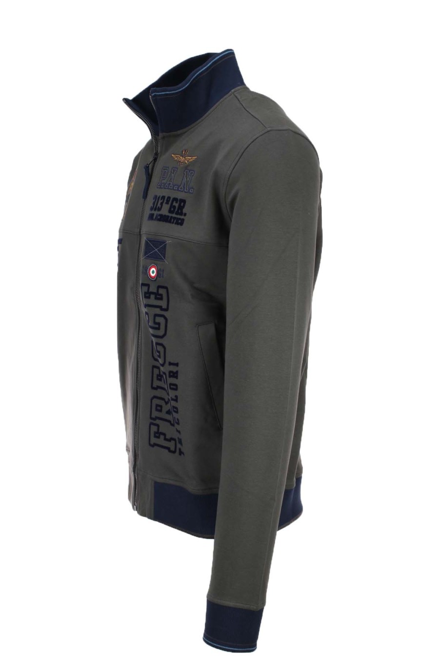 Abbigliamento Aeronautica Militare | Felpa Cardigan Zip Frecce Tricolori - Aeronautica Militare - Prestigemodauomo