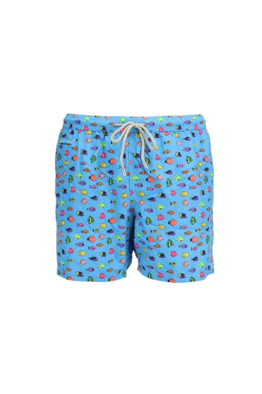 Abbigliamento Saint Barth MC2 | Costume Mare Uomo Fish Fluo - Saint Barth Mc2 - Prestigemodauomo