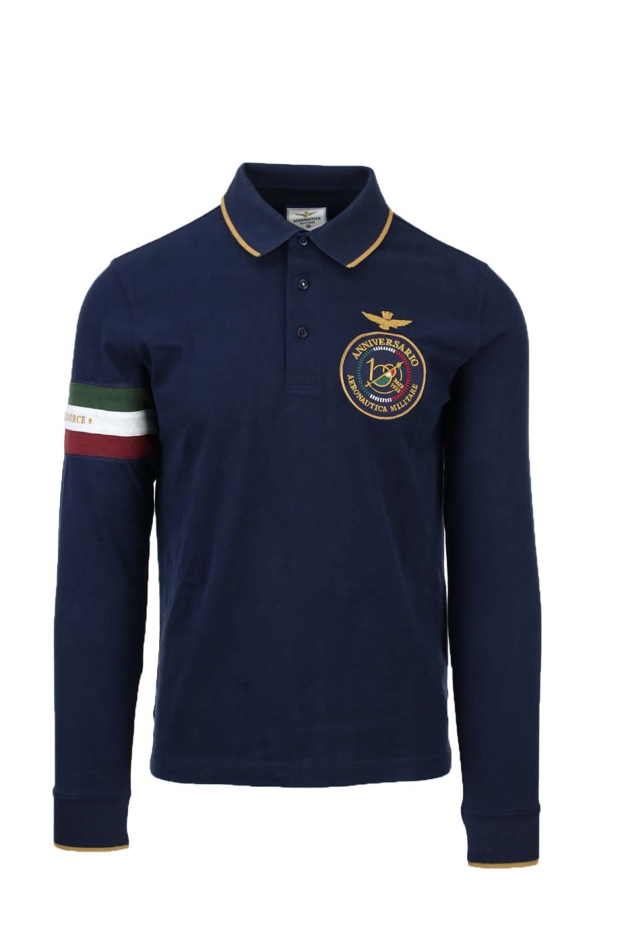 Abbigliamento Aeronautica Militare | Polo Manica Lunga Centenario Aeronautica Militare - Aeronautica Militare - Prestigemodauomo