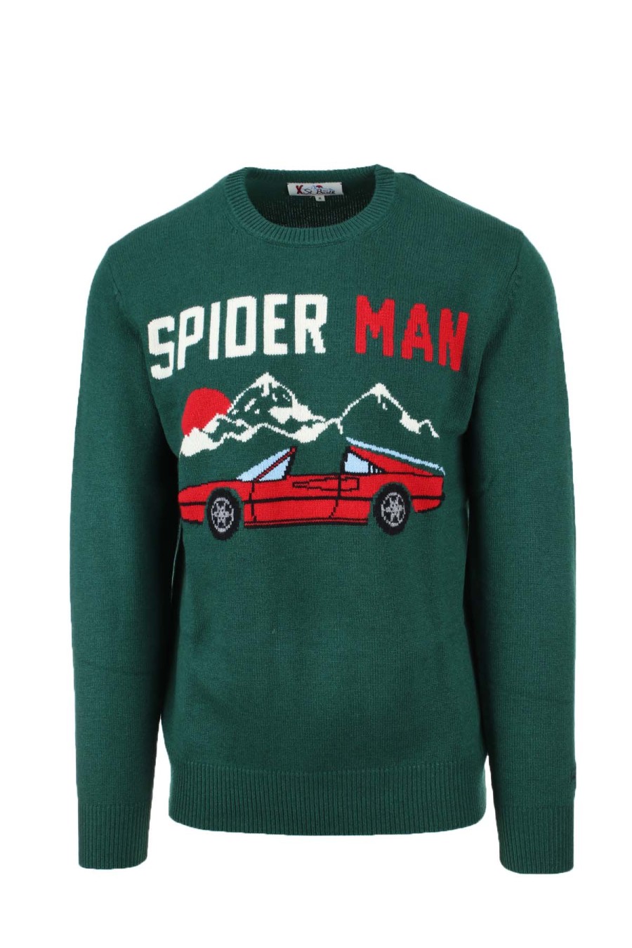 Abbigliamento Saint Barth MC2 | Maglia Pullover Girocollo In Lana Saint Barth Spider Man - Saint Barth Mc2 - Prestigemodauomo