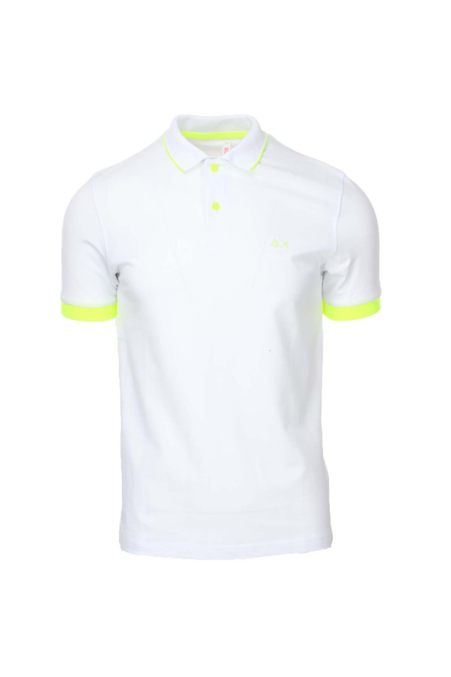 Abbigliamento SUN68 | Polo Mezza Manica Uomo Profili Fluo - Sun68 - Prestigemodauomo