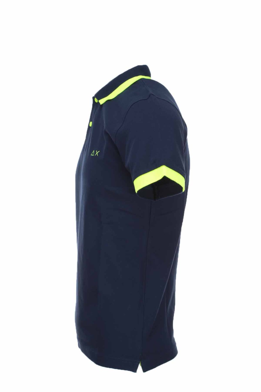 Abbigliamento SUN68 | Polo Mezza Manica Piquet Bordi Fluo - Sun68 - Prestigemodauomo