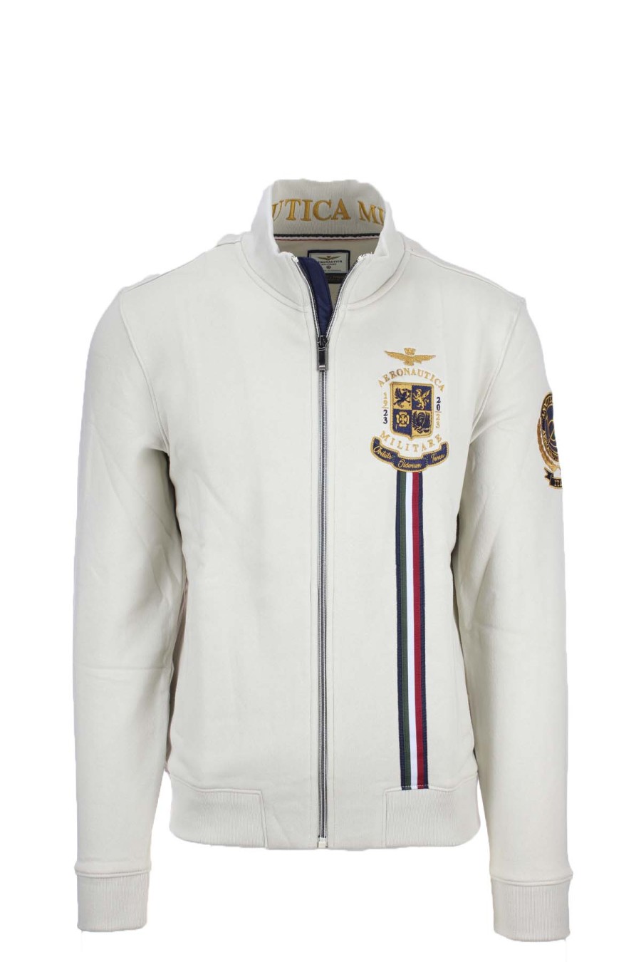 Abbigliamento Aeronautica Militare | Felpa Cardigan Zip Anniversario Aeronautica Militare - Aeronautica Militare - Prestigemodauomo