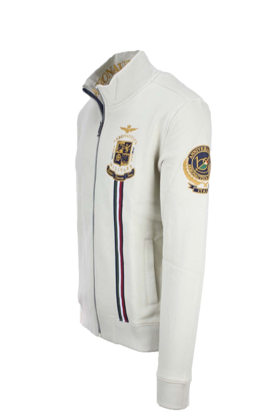 Abbigliamento Aeronautica Militare | Felpa Cardigan Zip Anniversario Aeronautica Militare - Aeronautica Militare - Prestigemodauomo