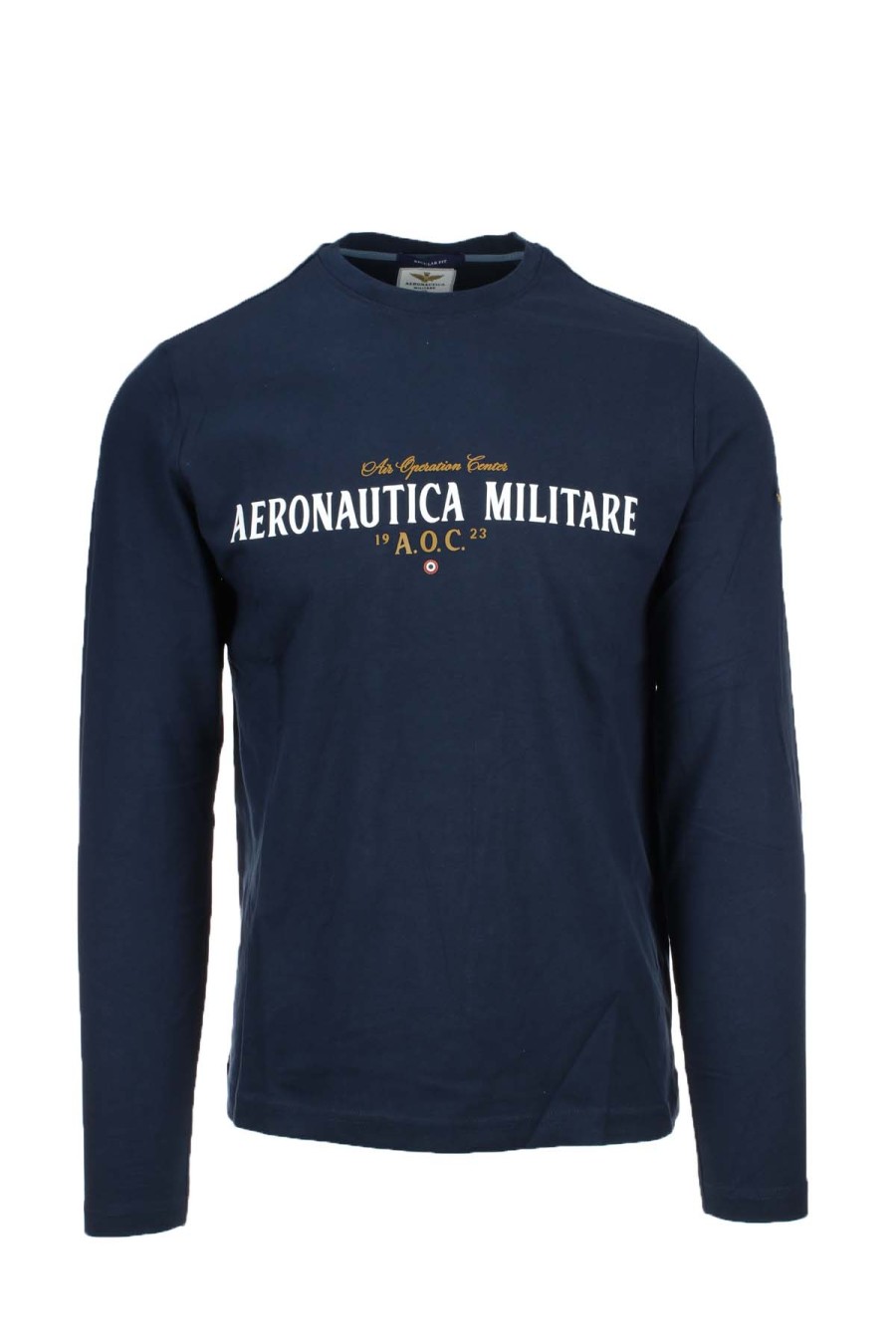 Abbigliamento Aeronautica Militare | T-Shirt Manica Lungacon Scritta - Aeronautica Militare - Prestigemodauomo