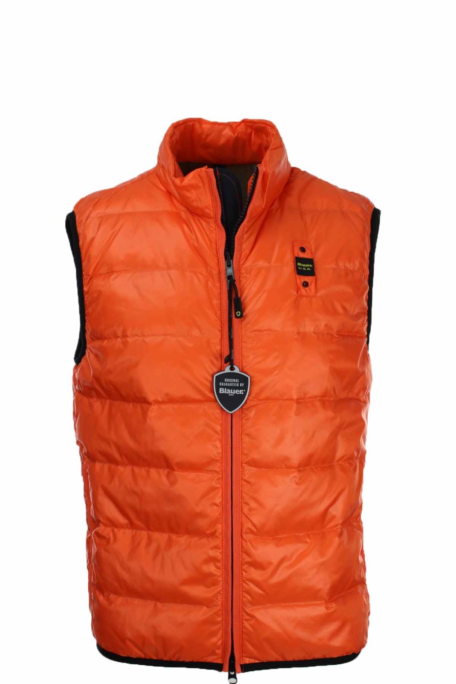 Abbigliamento BLAUER | Gilet Smanicato Impunture Orizzontali - Blauer - Prestigemodauomo