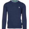 Abbigliamento US Polo Assn | Maglia Pullover Filo Cotone Profili - Us Polo Assn - Prestigemodauomo