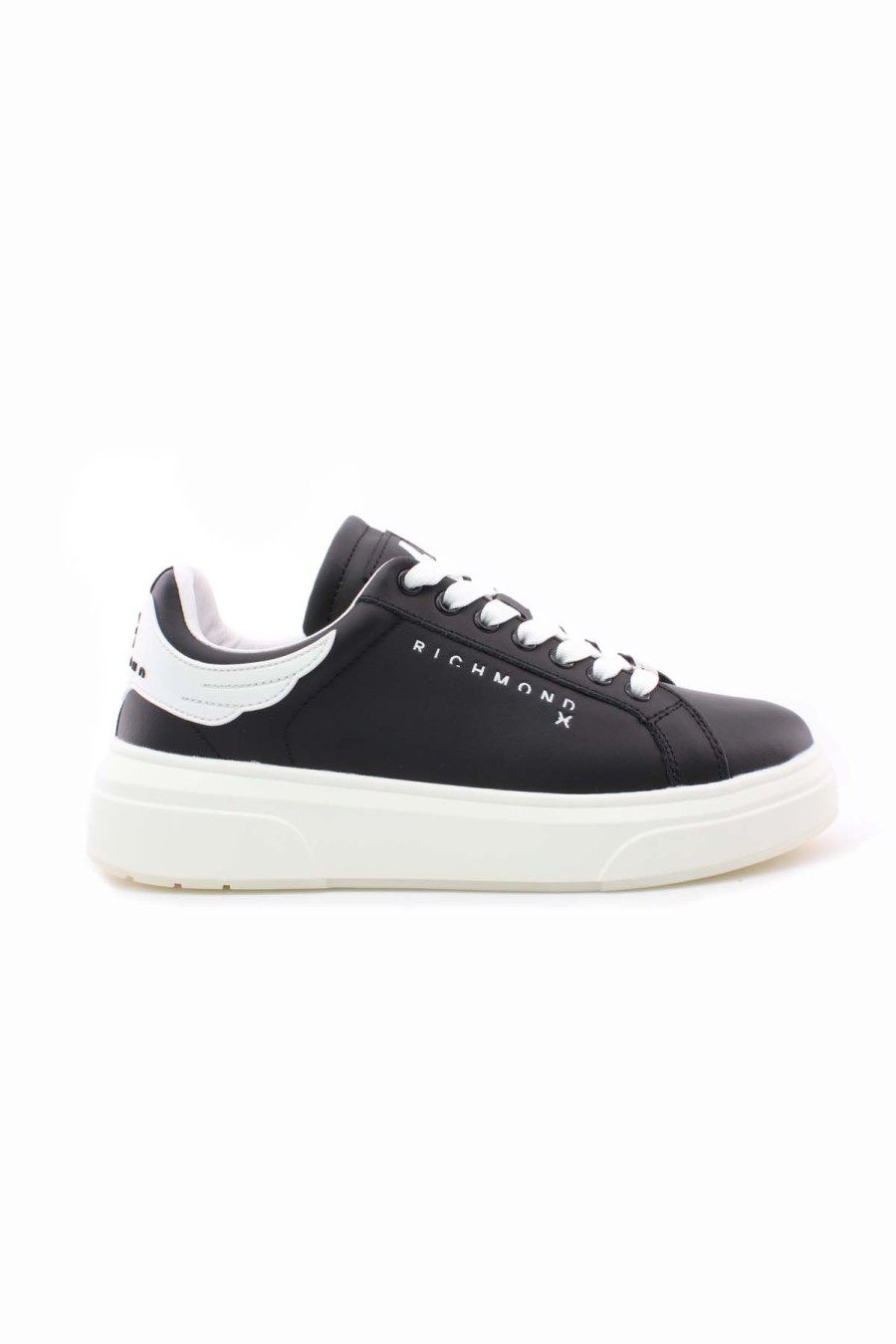 Calzature JOHN RICHMOND | Sneaker In Pelle Liscia Con Logo - John Richmond - Prestigemodauomo