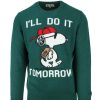 Abbigliamento Saint Barth MC2 | Maglia Pullover Girocollo In Lana Peanuts I'Ll Do It Tomorrow - Saint Barth Mc2 - Prestigemodauomo