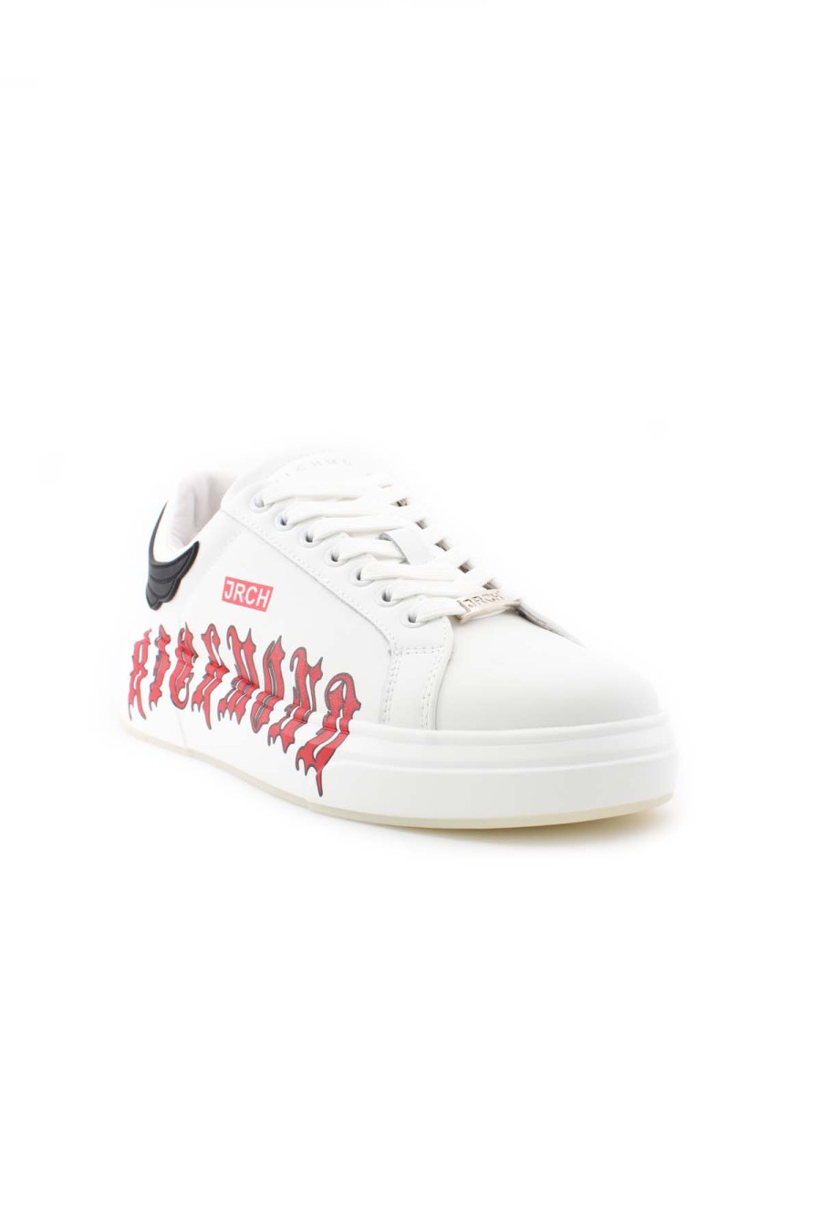 Calzature JOHN RICHMOND | Scarpe Sneaker In Pelle Logo Rock - John Richmond - Prestigemodauomo