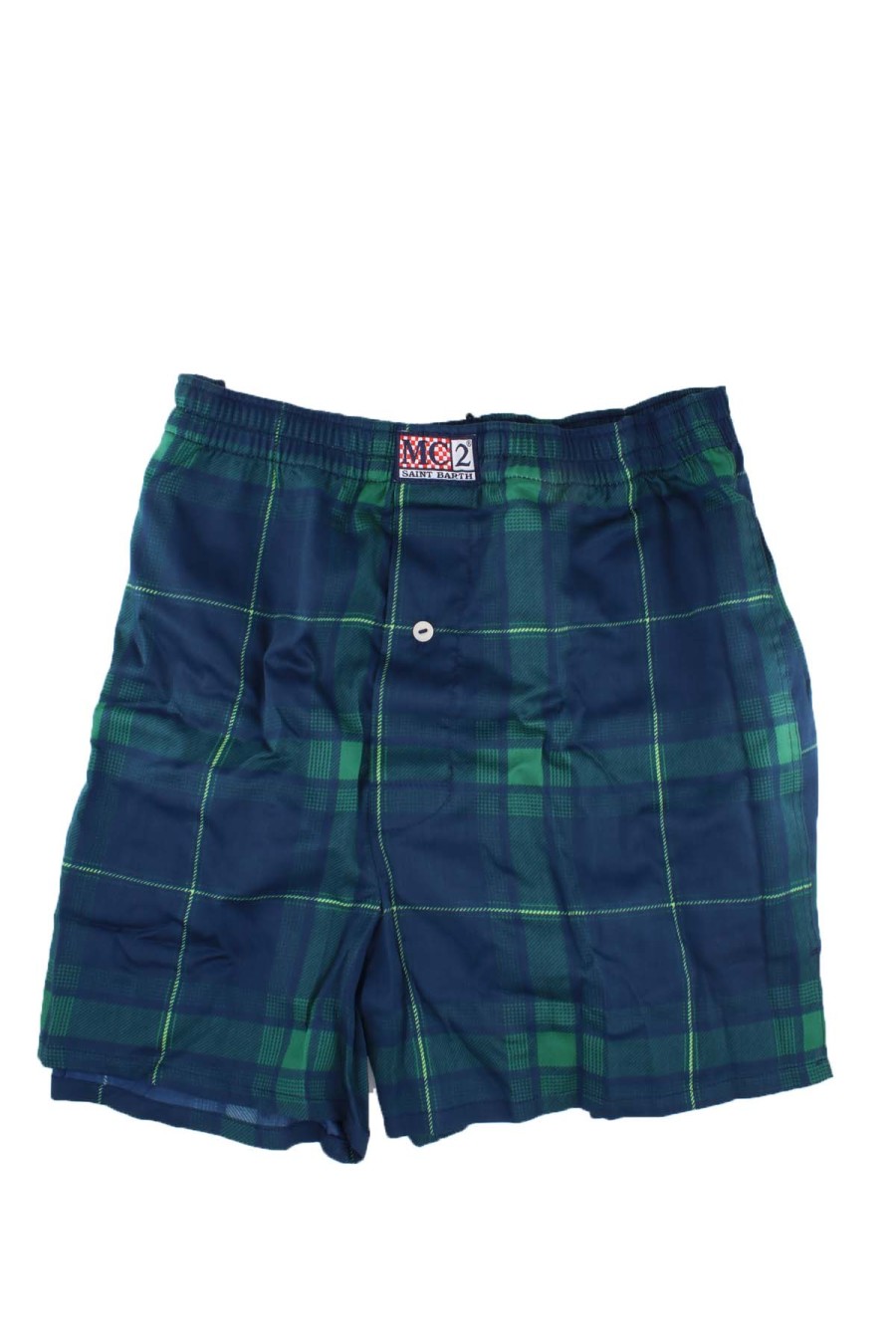 Accessori Saint Barth MC2 | Boxer Uomo Underwear Fantasia Tartan - Saint Barth Mc2 - Prestigemodauomo