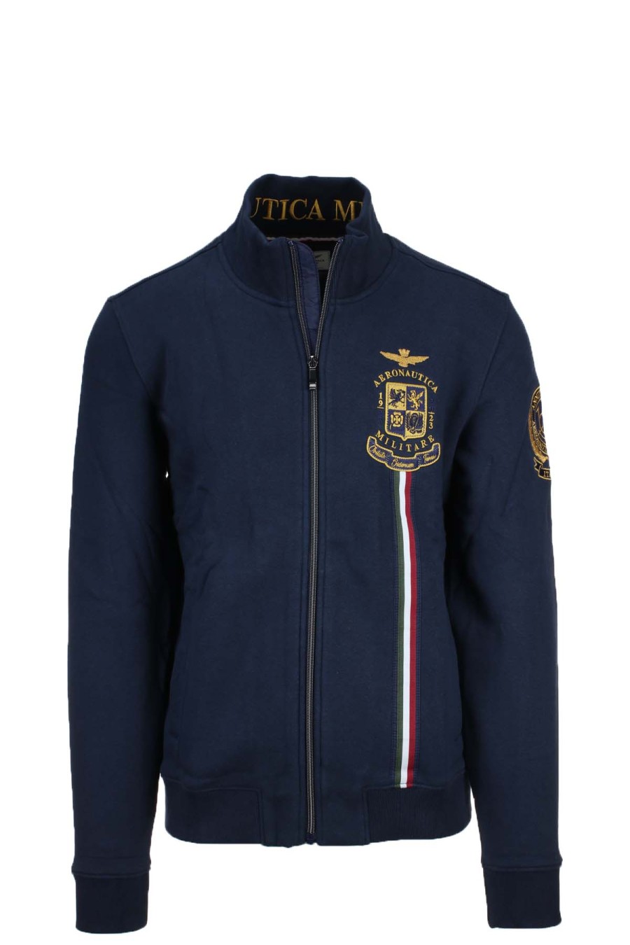 Abbigliamento Aeronautica Militare | Felpa Cardigan Zip Anniversario Aeronautica Militare - Aeronautica Militare - Prestigemodauomo