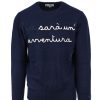 Abbigliamento Saint Barth MC2 | Maglia Pullover Girocollo In Lana Non Sara Un'Avventura - Saint Barth Mc2 - Prestigemodauomo