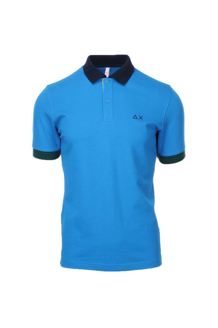 Abbigliamento SUN68 | Polo Mezza Manica Uomo Dettagli In Contrasto - Sun68 - Prestigemodauomo