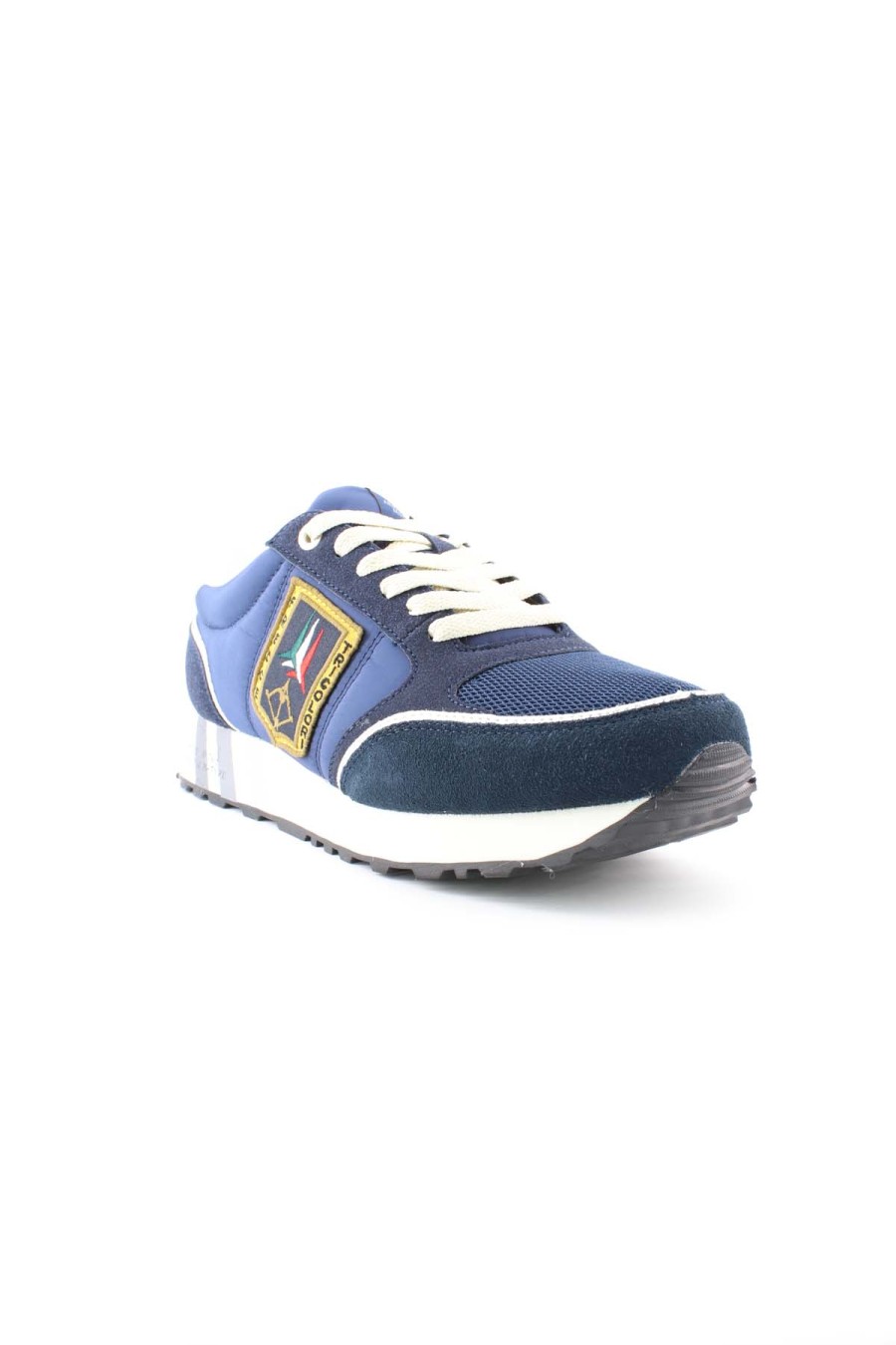 Calzature Aeronautica Militare | Scarpe Sneakers Con Patch - Aeronautica Militare - Prestigemodauomo