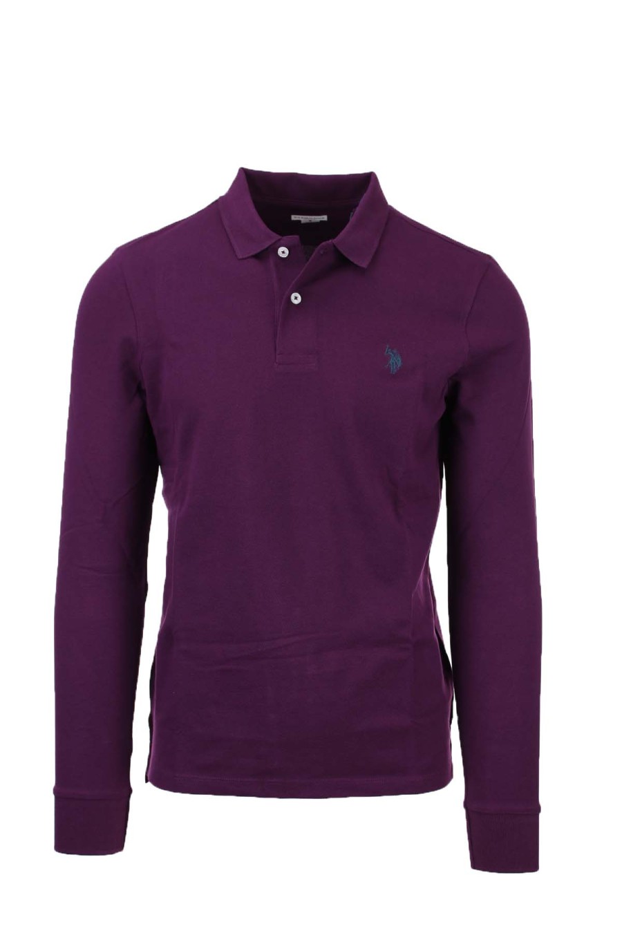 Abbigliamento US Polo Assn | Polo Manica Lunga In Piquet Di Cotone - Us Polo Assn - Prestigemodauomo