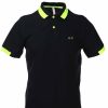 Abbigliamento SUN68 | Polo Mezza Manica Piquet Cotone Profili Fluo - Sun68 - Prestigemodauomo