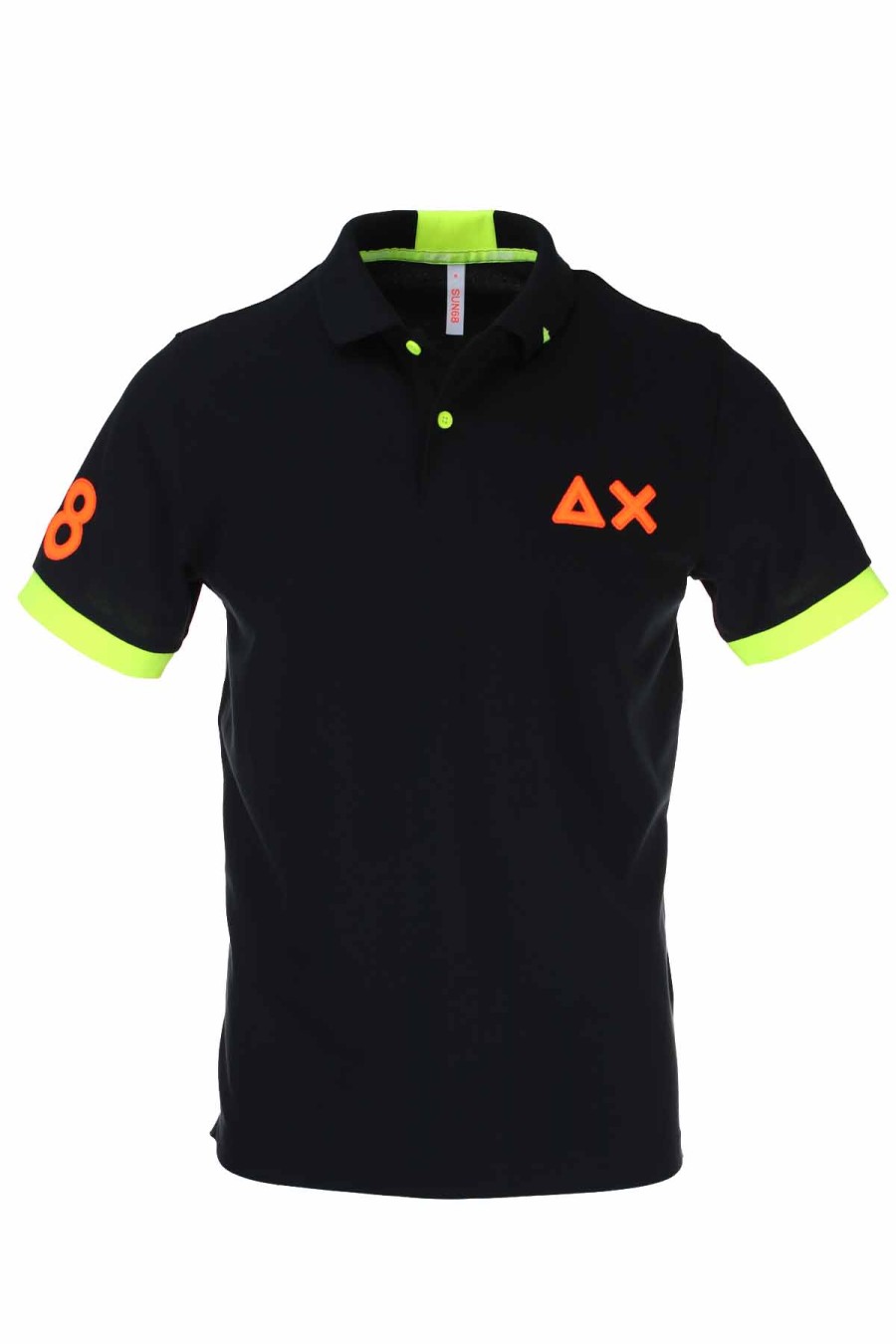 Abbigliamento SUN68 | Polo Mezza Manica Fluo - Sun68 - Prestigemodauomo