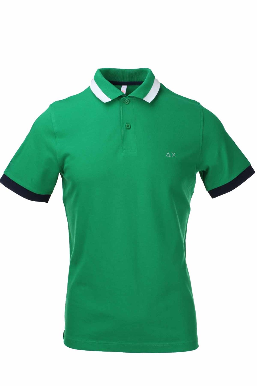 Abbigliamento SUN68 | Polo Mezza Manica Piquet Bordi Colorati - Sun68 - Prestigemodauomo