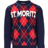 Abbigliamento Saint Barth MC2 | Maglia Girocollo Rombi St. Moritz - Saint Barth Mc2 - Prestigemodauomo