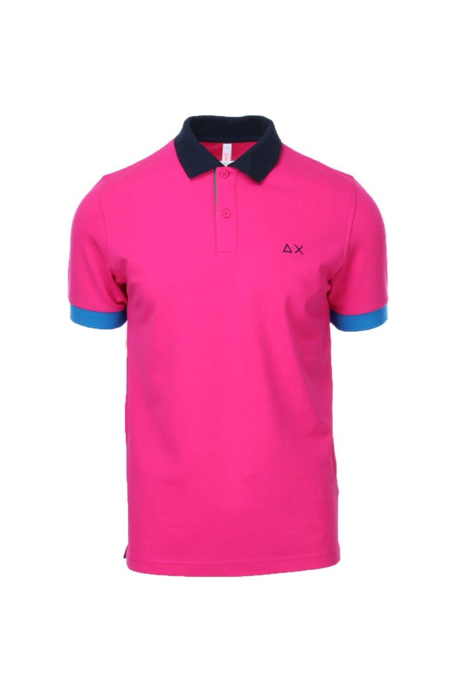 Abbigliamento SUN68 | Polo Mezza Manica Uomo Dettagli In Contrasto - Sun68 - Prestigemodauomo