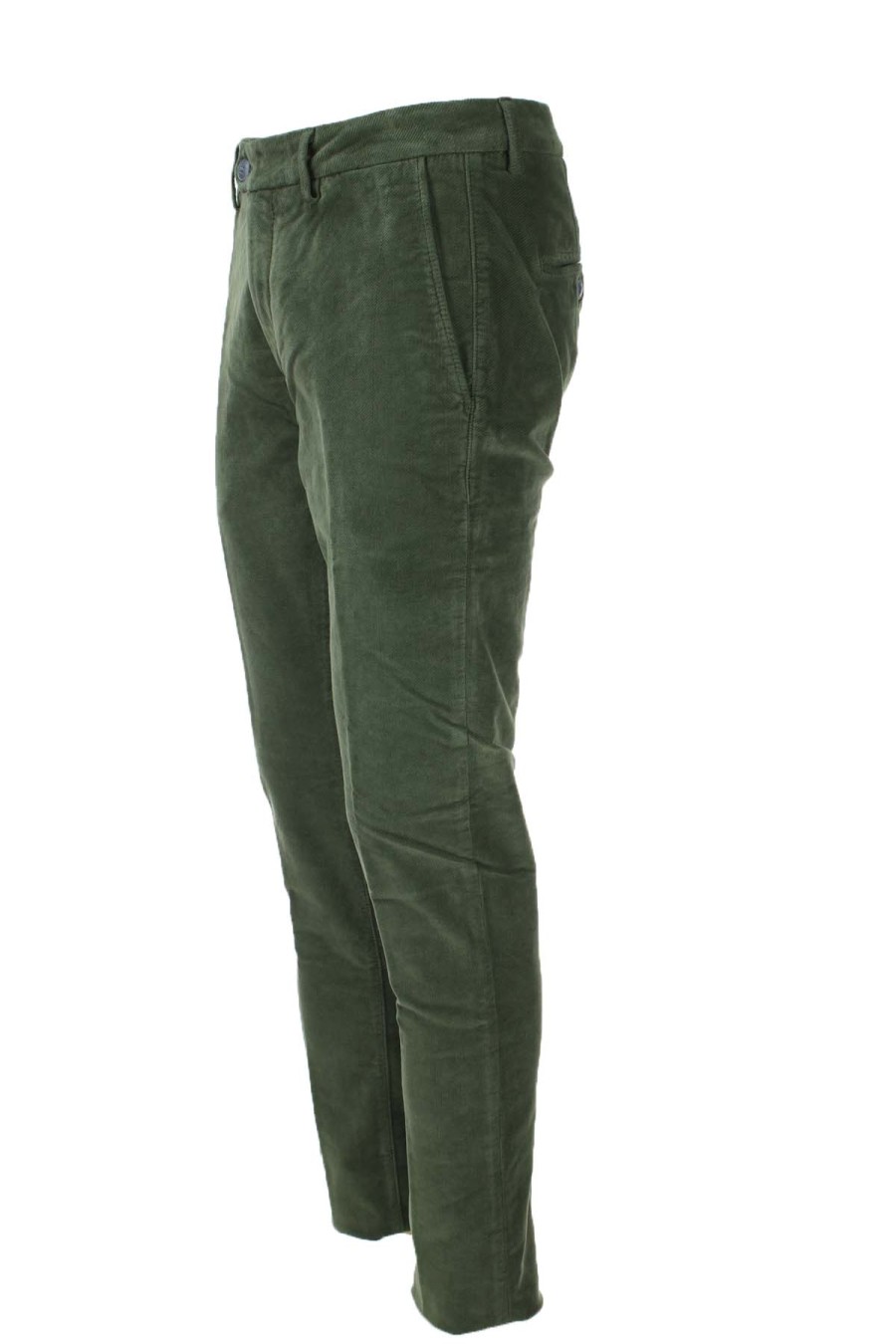 Abbigliamento Teleriazed | Pantalone In Micro Velluto Diagonale Stretch - Teleriazed - Prestigemodauomo