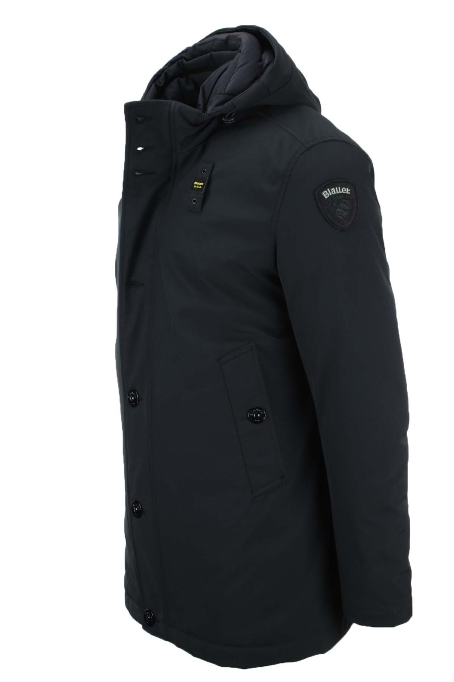 Abbigliamento BLAUER | Parka In Neoprene Con Cappuccio Rimovibile Chester - Blauer - Prestigemodauomo