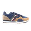 Calzature Aeronautica Militare | Sneaker In Pelle E Cordura Con Fascia Tricolore - Aeronautica Militare - Prestigemodauomo