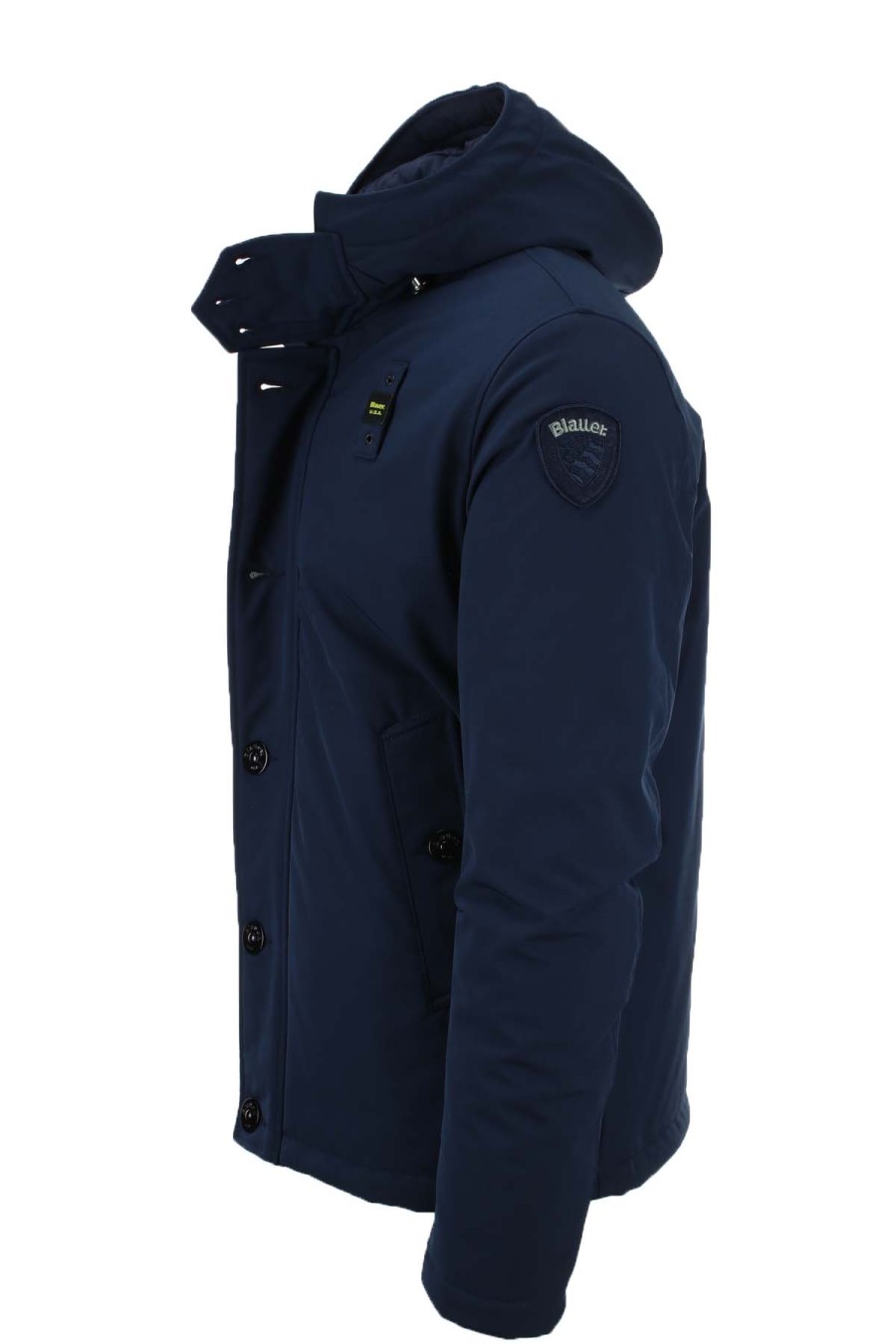 Abbigliamento BLAUER | Giubbotto In Neoprene Con Cappuccio Andrew - Blauer - Prestigemodauomo