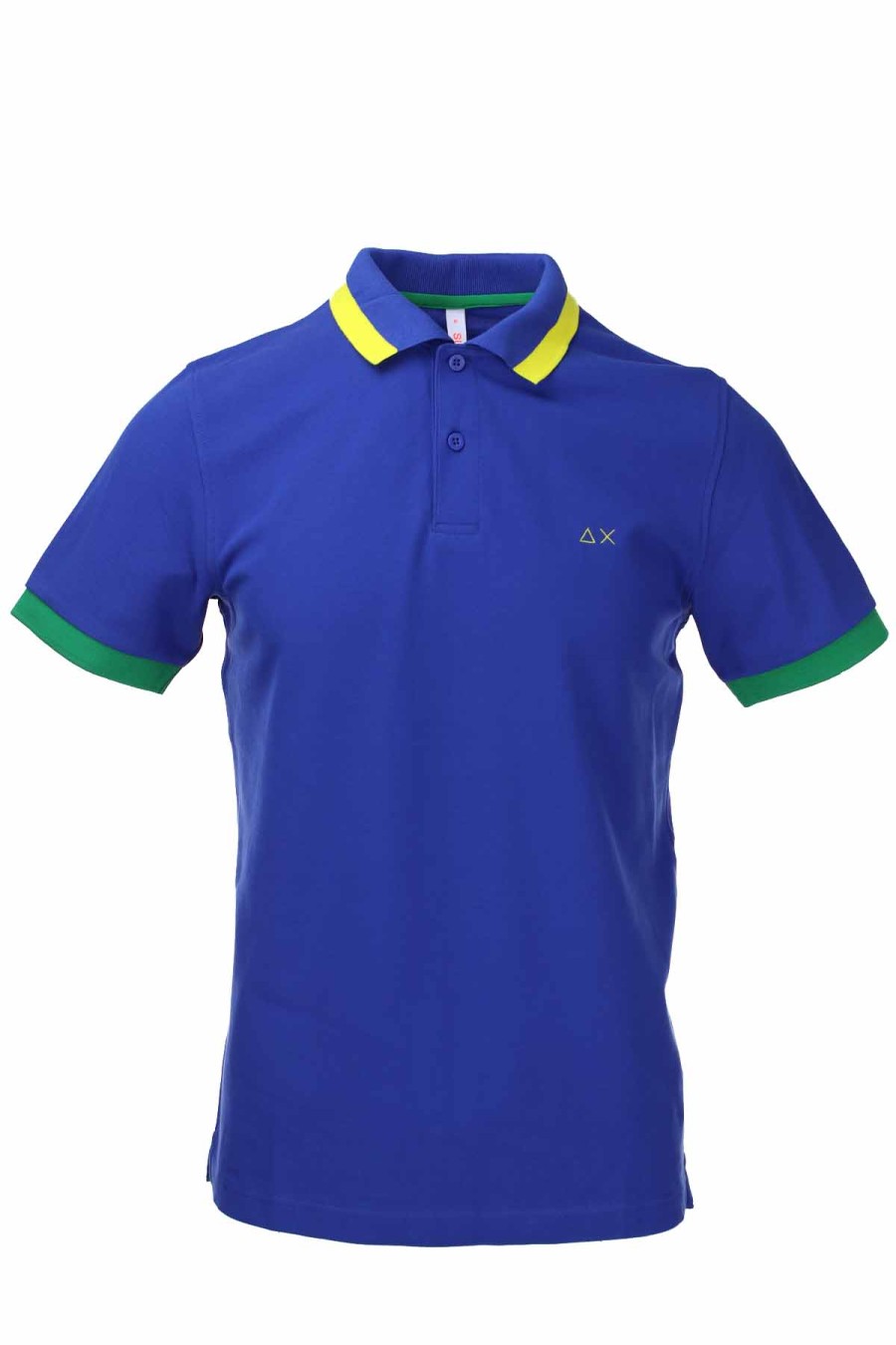 Abbigliamento SUN68 | Polo Mezza Manica Piquet Bordi Colorati - Sun68 - Prestigemodauomo