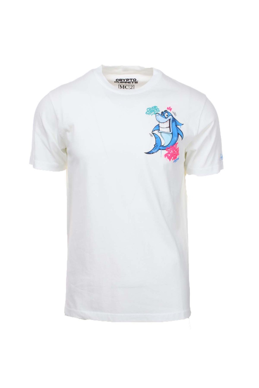 Abbigliamento Saint Barth MC2 | T-Shirt Crypto Shark - Saint Barth Mc2 - Prestigemodauomo