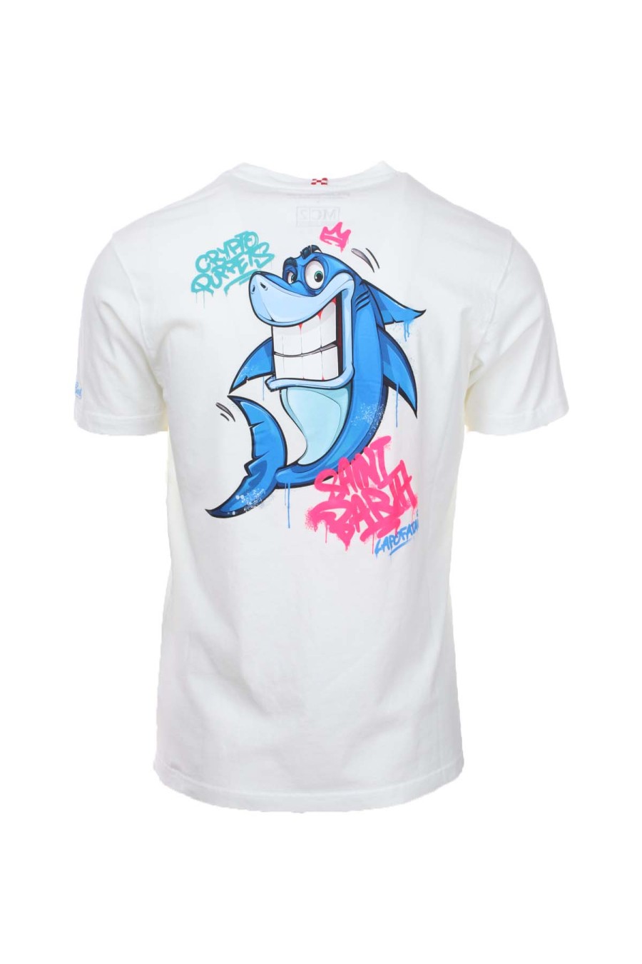 Abbigliamento Saint Barth MC2 | T-Shirt Crypto Shark - Saint Barth Mc2 - Prestigemodauomo