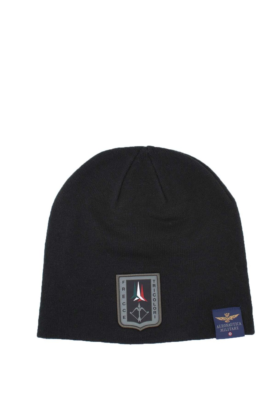 Accessori Aeronautica Militare | Cappellino Cuffia In Lana Con Patch - Aeronautica Militare - Prestigemodauomo