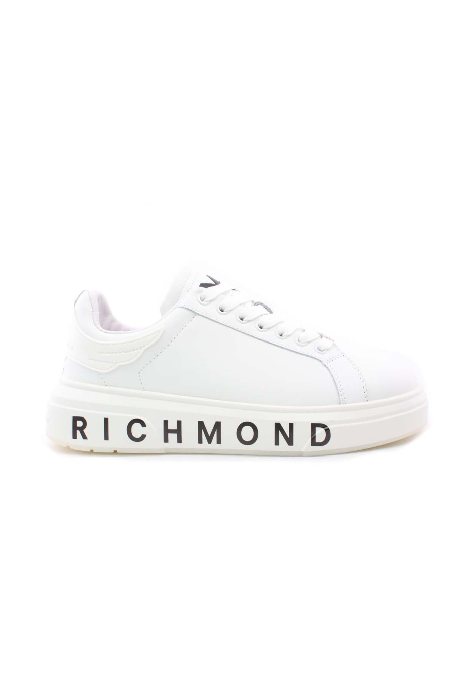 Calzature JOHN RICHMOND | Sneaker In Pelle Unito Maxi Logo - John Richmond - Prestigemodauomo