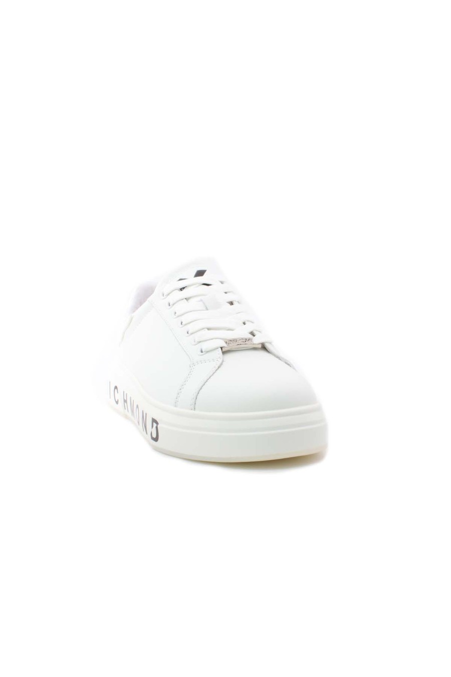 Calzature JOHN RICHMOND | Sneaker In Pelle Unito Maxi Logo - John Richmond - Prestigemodauomo