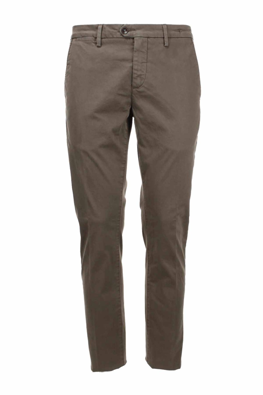 Abbigliamento Teleriazed | Pantalone Chino In Raso Di Cotone Stretch - Teleriazed - Prestigemodauomo