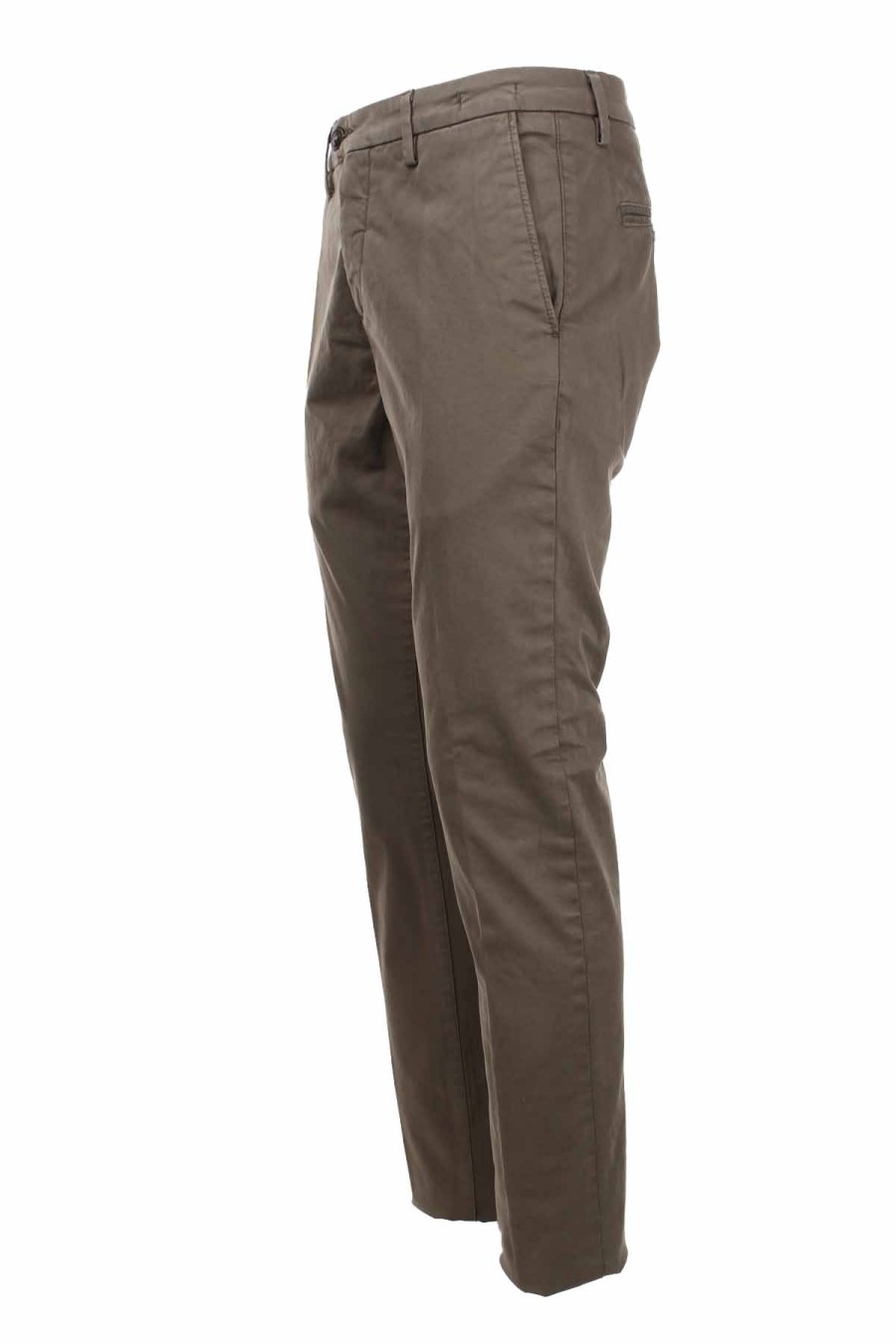 Abbigliamento Teleriazed | Pantalone Chino In Raso Di Cotone Stretch - Teleriazed - Prestigemodauomo