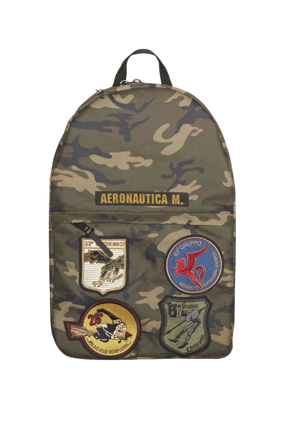 Accessori Aeronautica Militare | Zaino Camouflage Con Patches - Aeronautica Militare - Prestigemodauomo