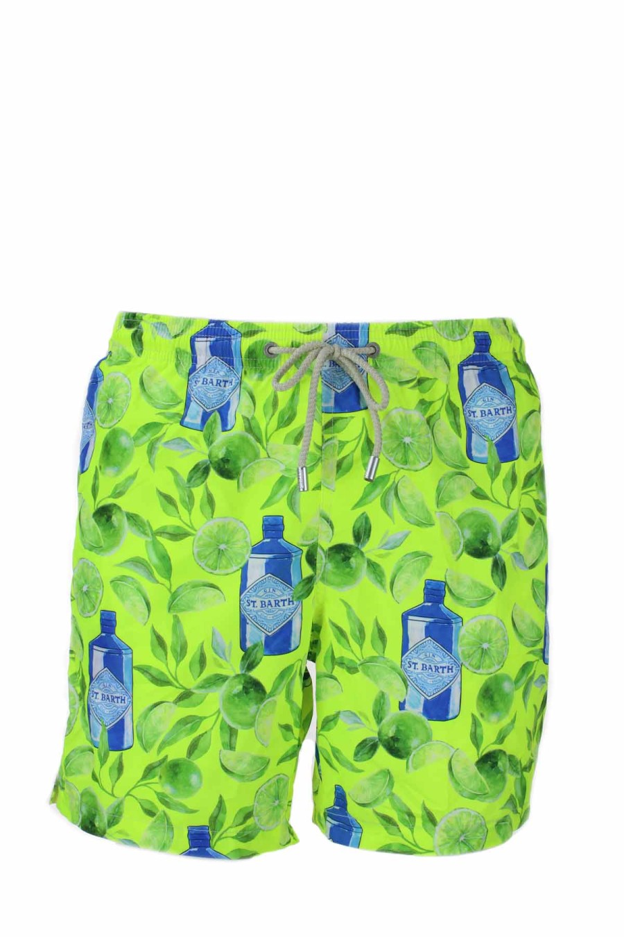 Abbigliamento Saint Barth MC2 | Costume Boxer Mare Happy Gin Lime - Saint Barth Mc2 - Prestigemodauomo