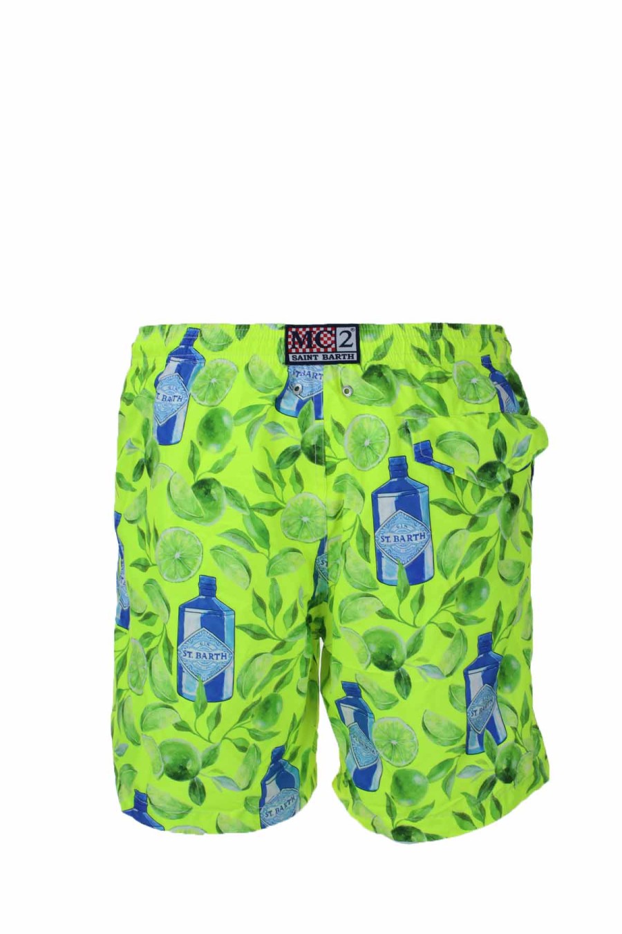 Abbigliamento Saint Barth MC2 | Costume Boxer Mare Happy Gin Lime - Saint Barth Mc2 - Prestigemodauomo