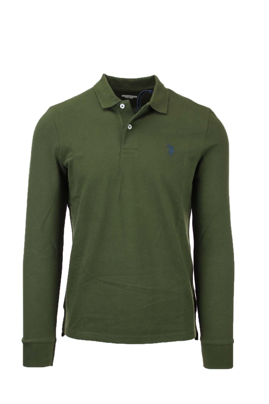 Abbigliamento US Polo Assn | Polo Manica Lunga In Piquet Di Cotone - Us Polo Assn - Prestigemodauomo