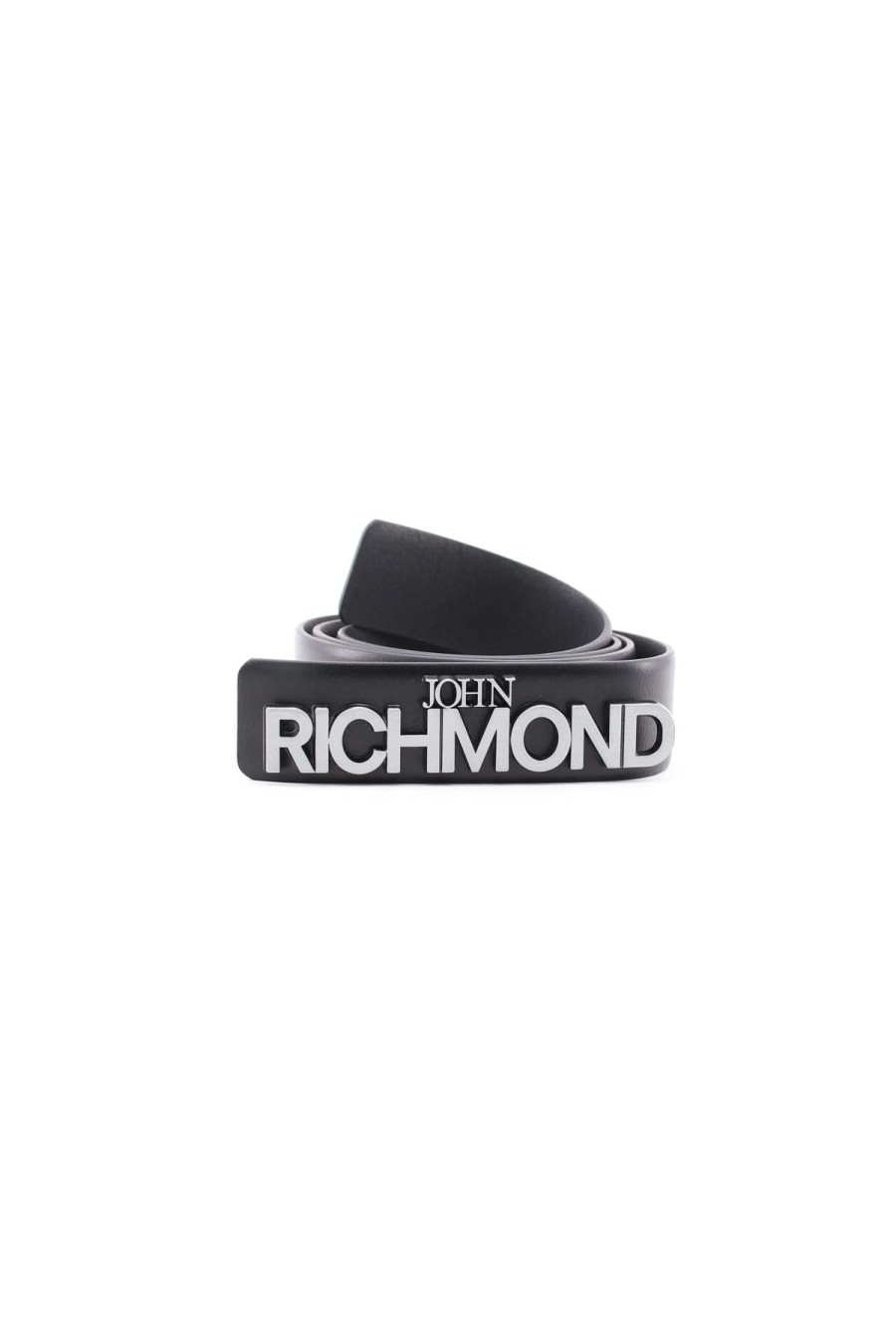 Accessori JOHN RICHMOND | Cintura Con Placchetta In Metallo John Richmond - John Richmond - Prestigemodauomo