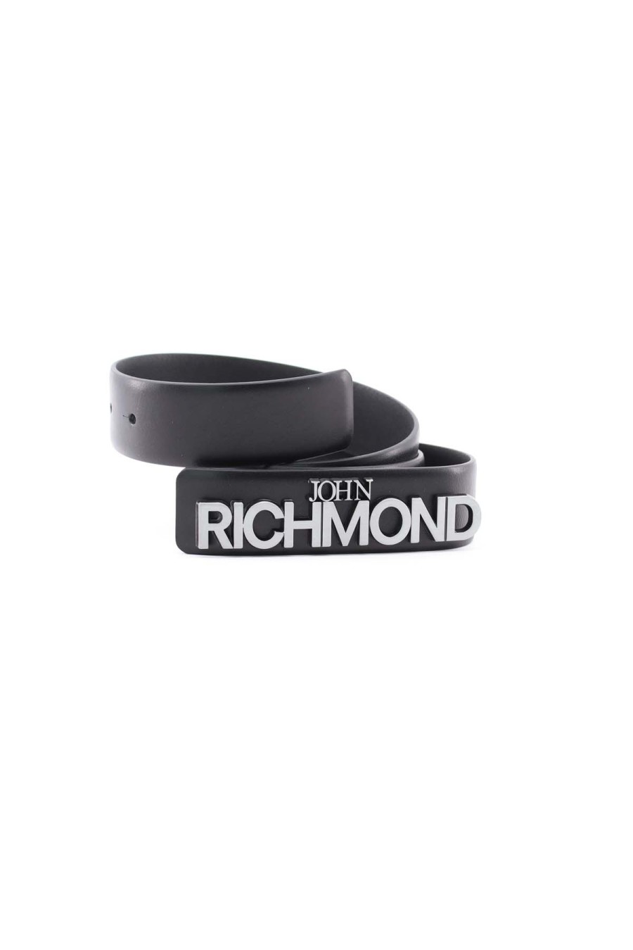 Accessori JOHN RICHMOND | Cintura Con Placchetta In Metallo John Richmond - John Richmond - Prestigemodauomo