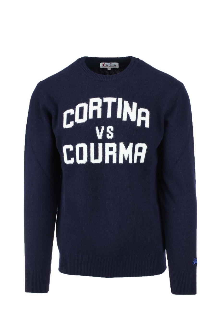 Abbigliamento Saint Barth MC2 | Maglia Pullover Girocollo In Lana Saint Barth Cortina Vs Courma - Saint Barth Mc2 - Prestigemodauomo