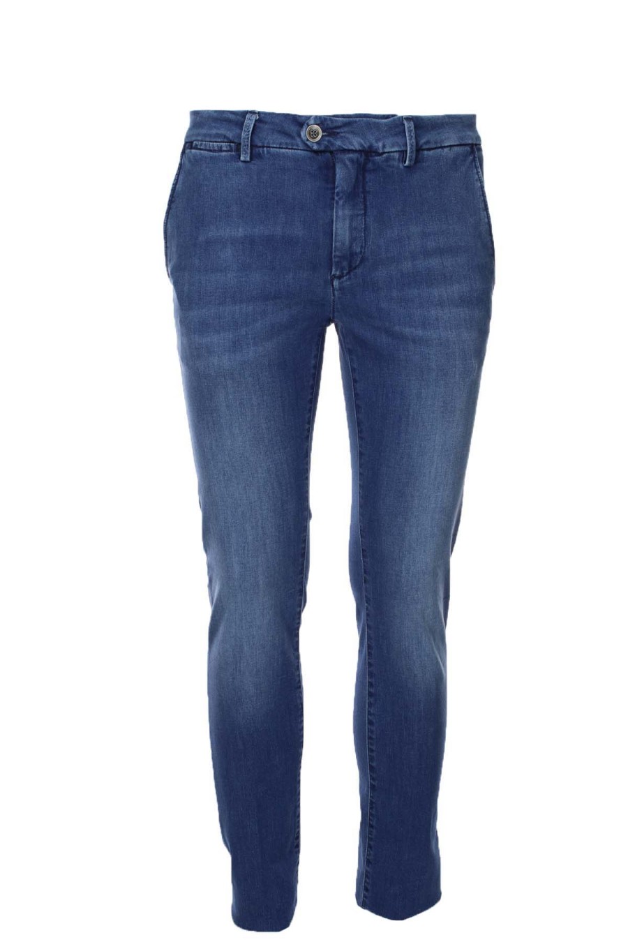 Abbigliamento Teleriazed | Pantalone Chino In Denim - Teleriazed - Prestigemodauomo