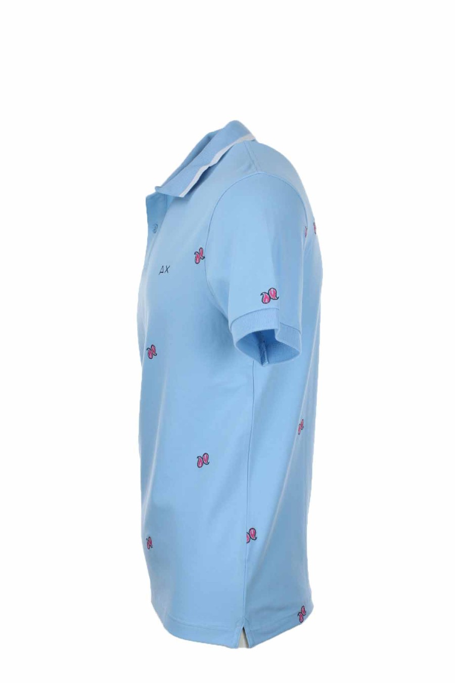 Abbigliamento SUN68 | Polo Mezza Manica Fantasia Cachemire Ricamata - Sun68 - Prestigemodauomo