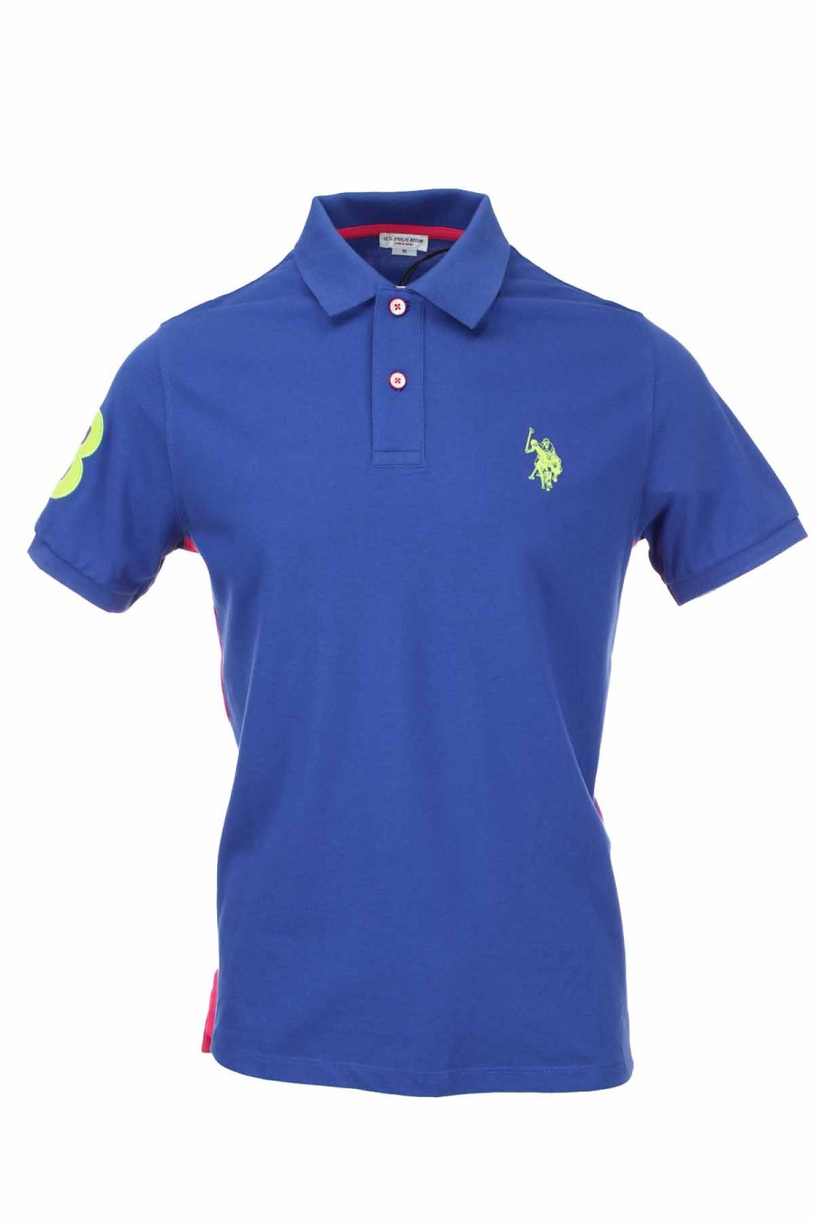 Abbigliamento US Polo Assn | Polo Mezza Manica Banda Laterale Ai Fianchi - Us Polo Assn - Prestigemodauomo